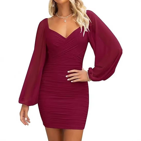 Long-Sleeve Dress