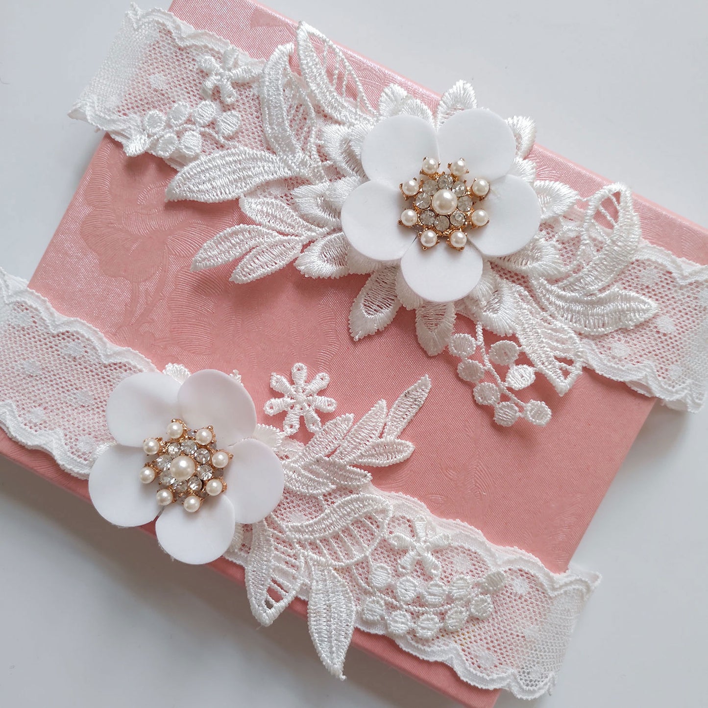 Pearl Flower Leg Thigh Ring