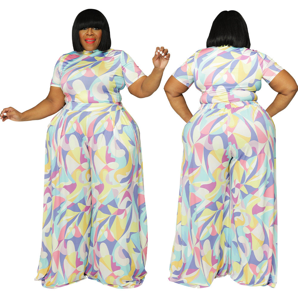 Plus-size Two-piece Set