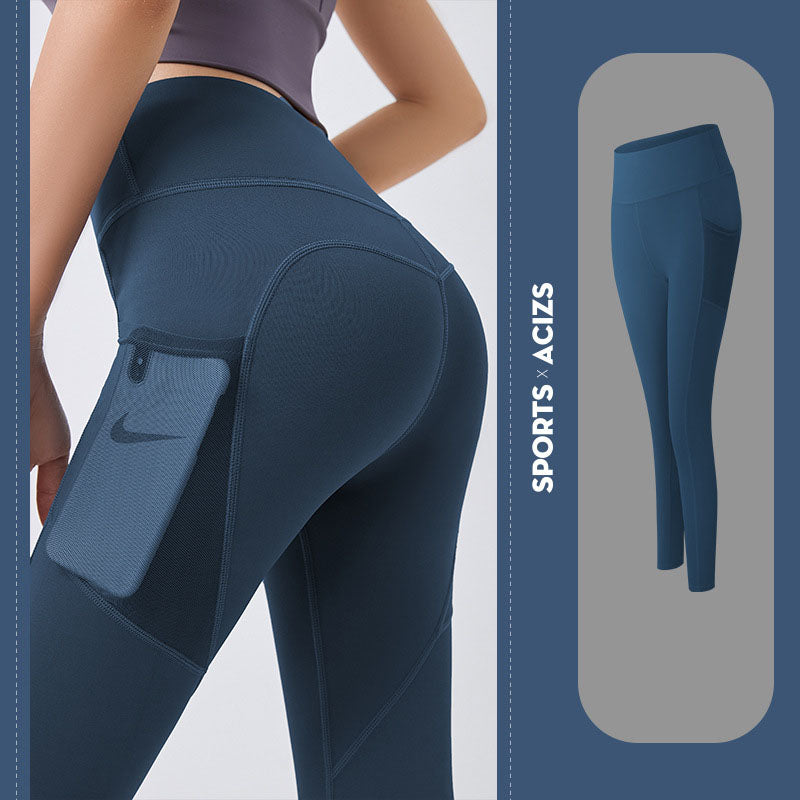 Yoga Pants With Pocket Tummy Control