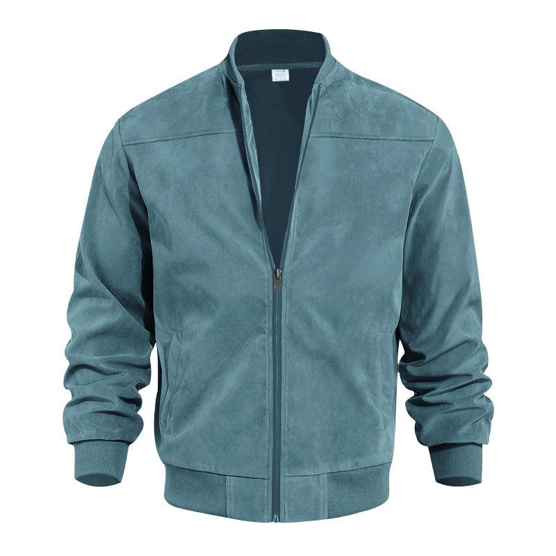 Suede Solid Color Jacket