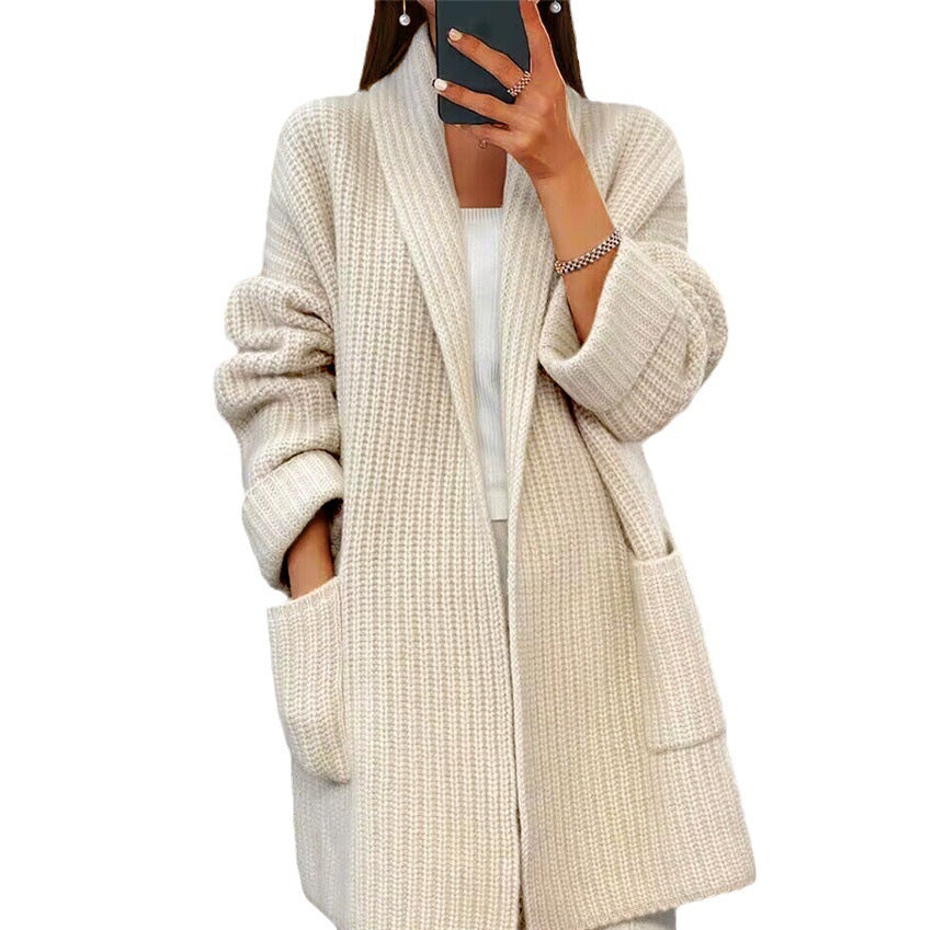 Knitted Cardigan With Pockets