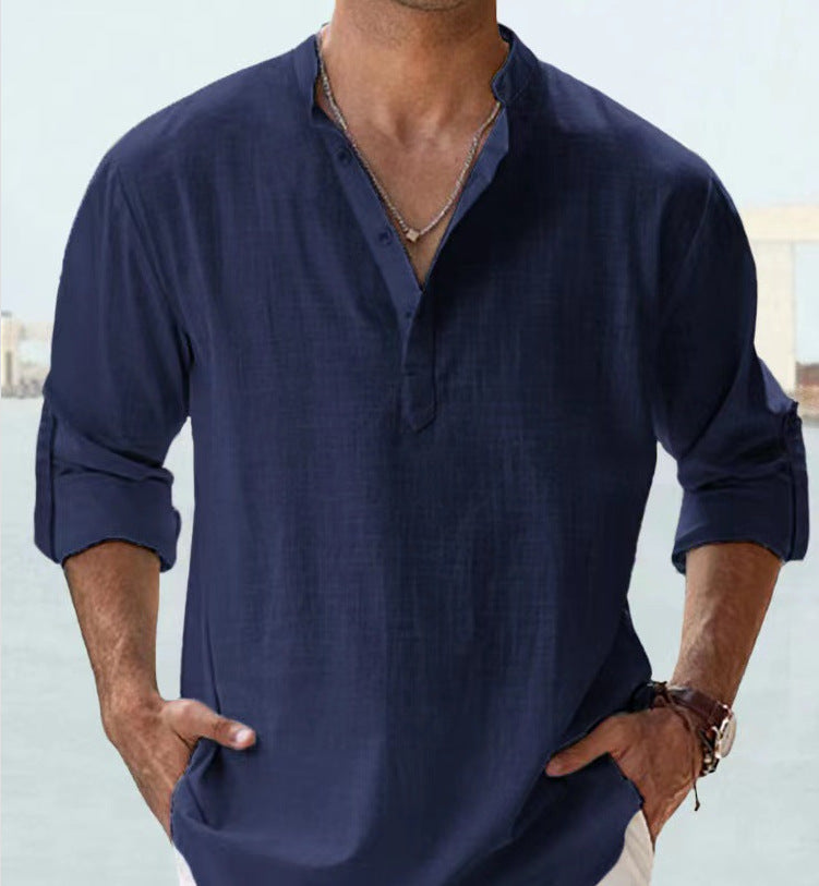 Loose Fitting Shirt With Long Sleeves