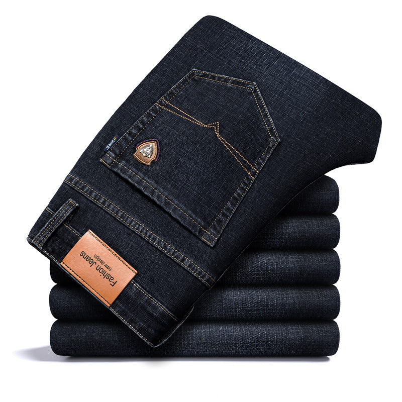 Mens Loose Straight Jeans