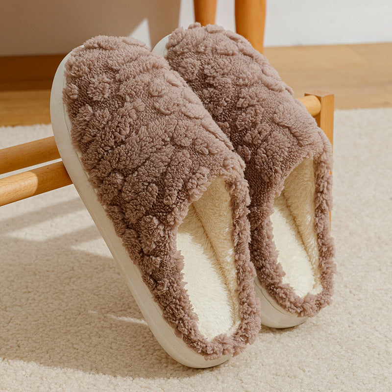 Fuzzy Slipper Cartoon Plush Slipper Anti-Skid