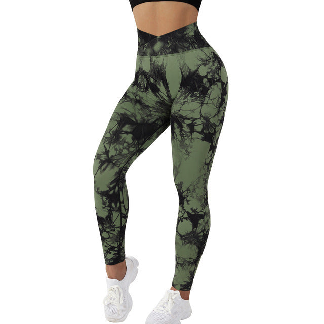 Tie Dye Leggings  Push Up