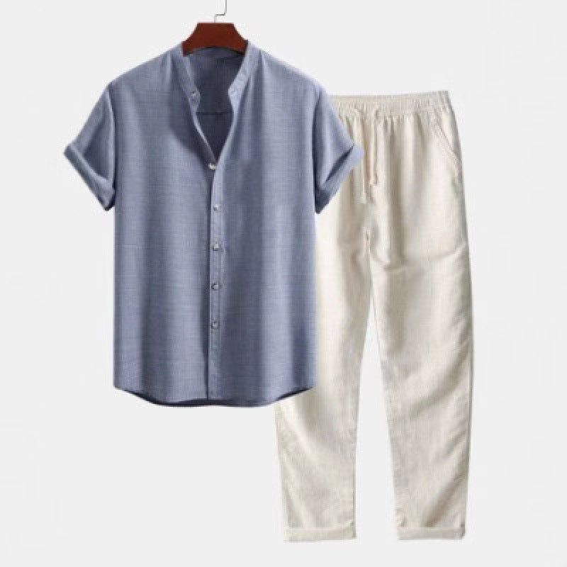 Mens printed Top And Pants Set