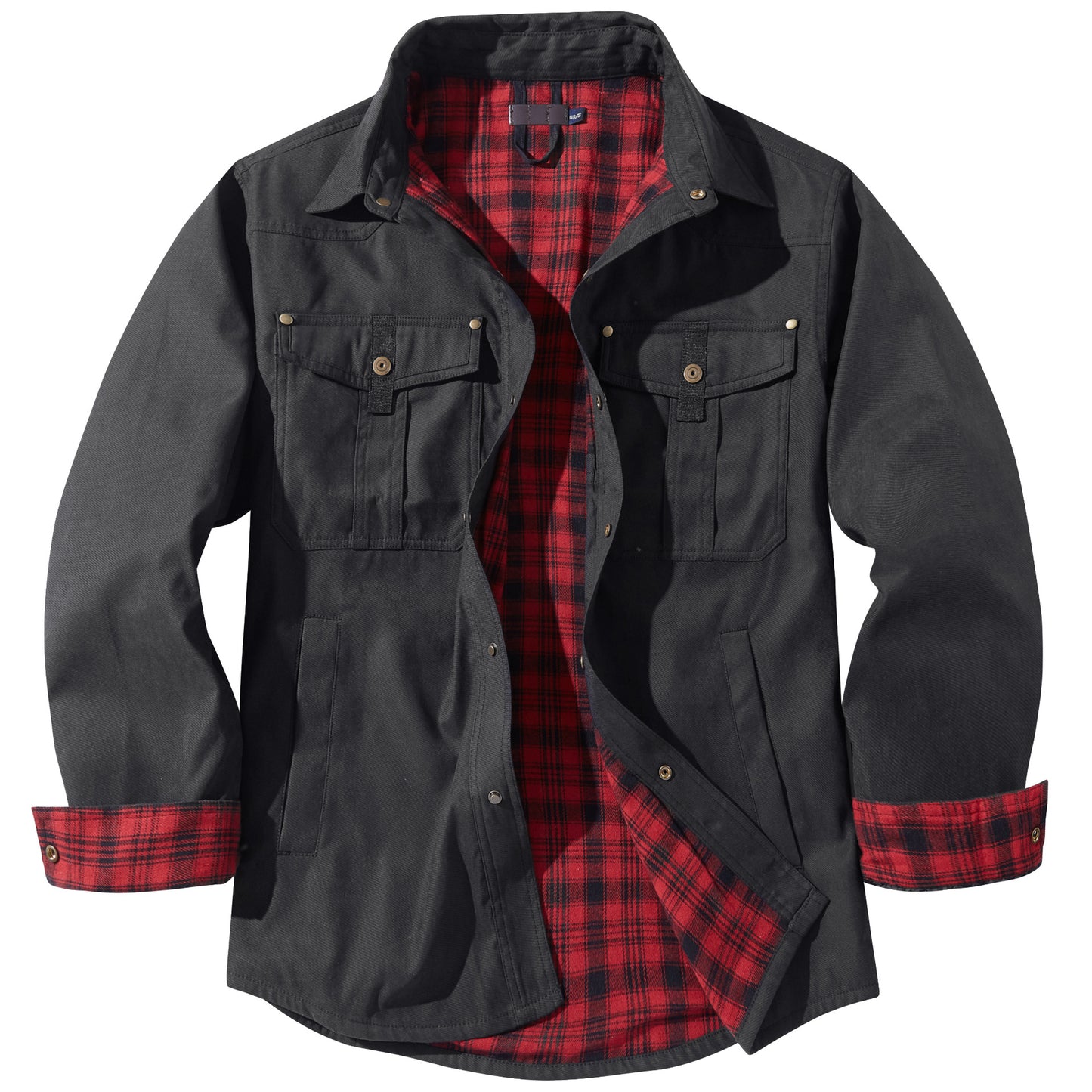 Plaid Flannel Casual Western Style Jacket