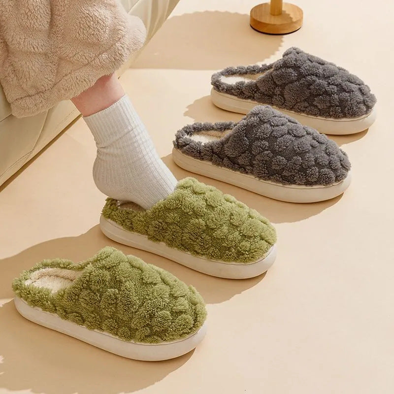 Fuzzy Slipper Cartoon Plush Slipper Anti-Skid