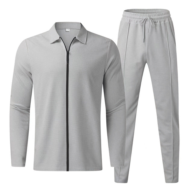Zipper Casual Sports Suit