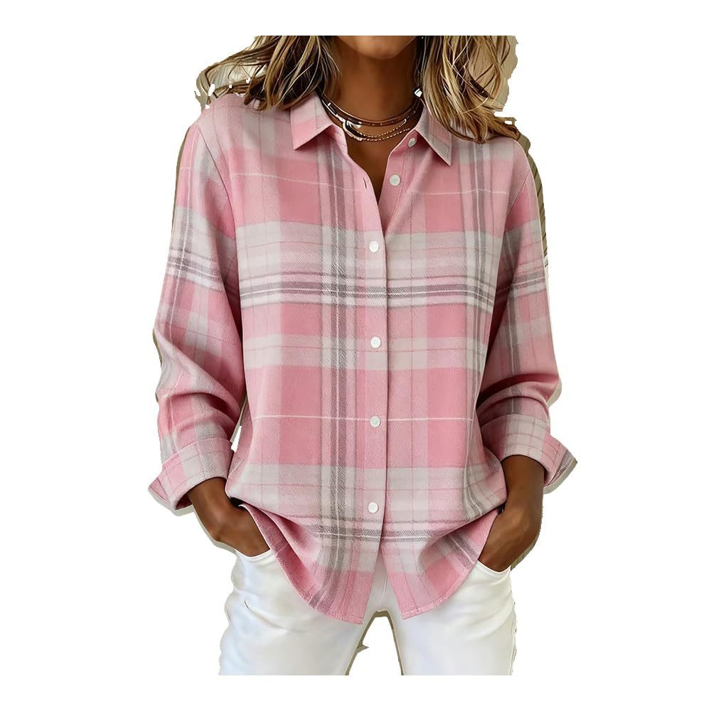 Contrast Plaid Sweater