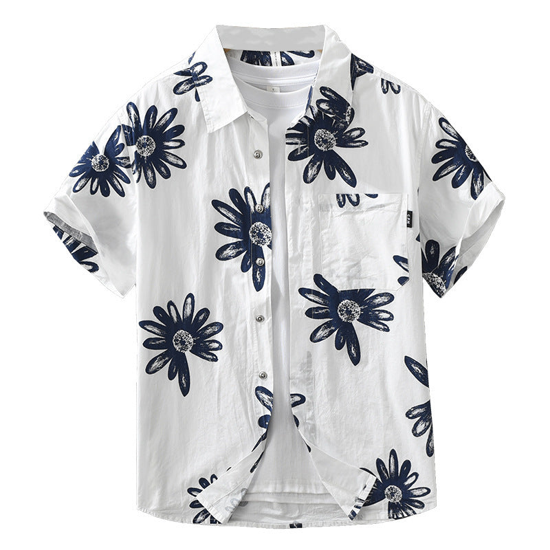 Trendy Printed Short Sleeve Shirt