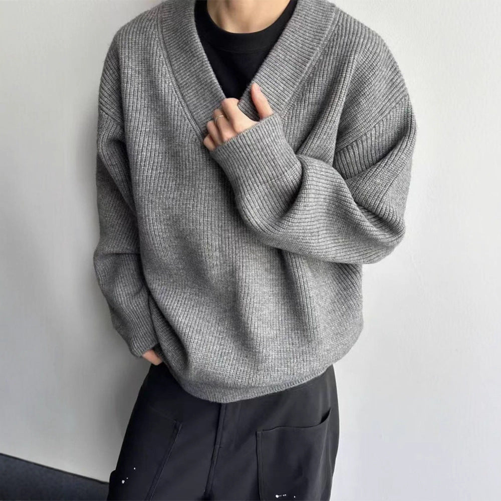 Mens Relaxed Knit Cardigan