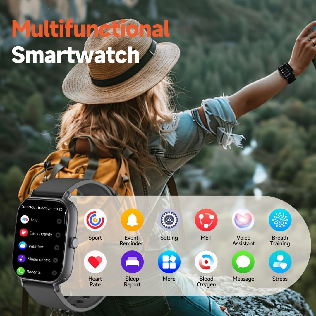 2025 New 2.0-inch Smart Watch With Multiple Sports Modes And Fitness Tracker