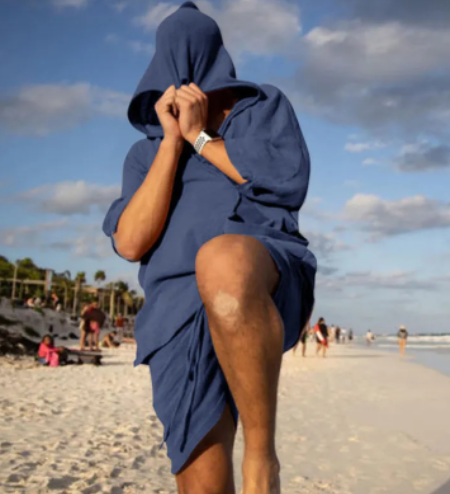 Elastic Shorts Loose Leisure Suit