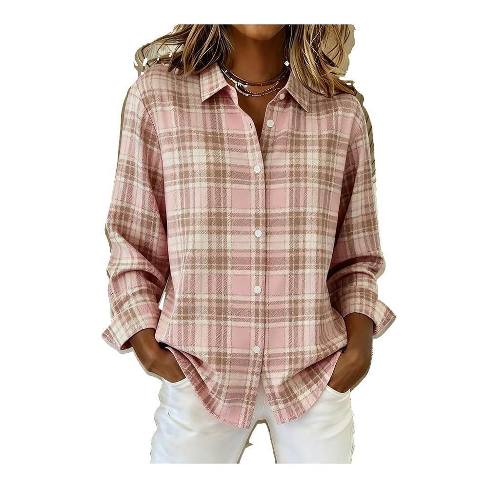 Contrast Plaid Sweater