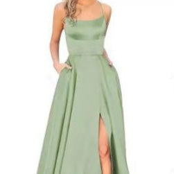 Solid Color Long Slimming And Shoulder Dress