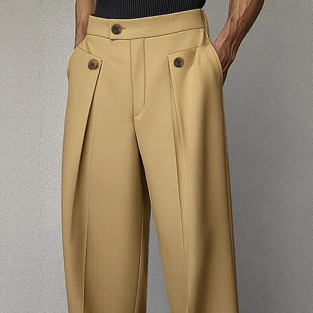 Men's Straight Anti-wrinkle Ironing-free  Pants