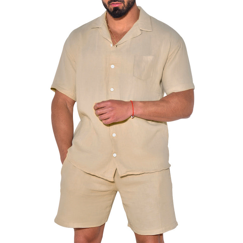 Short Sleeve Suit Loose