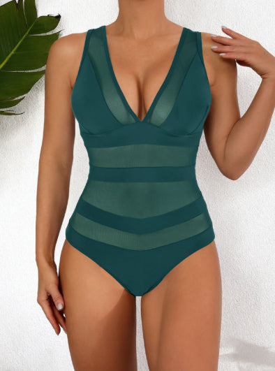 Form-fitting Cutout One-piece Swimsuit