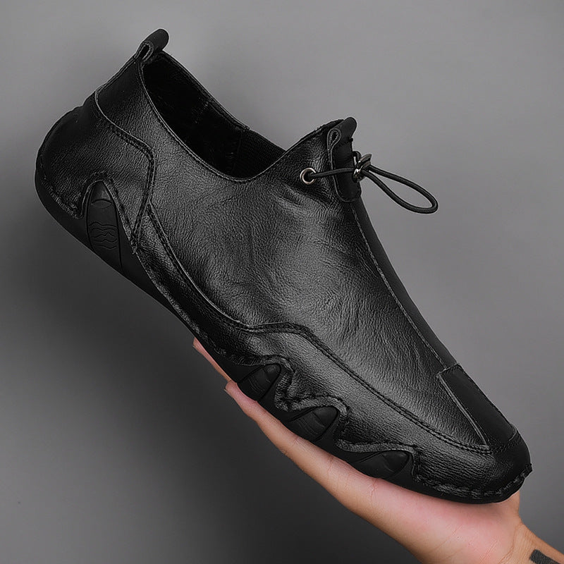 Men's Plus Size Sports Genuine  Leather Shoes