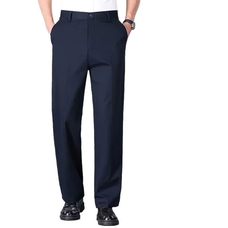 Men's Casual Straight-leg Cotton Trousers