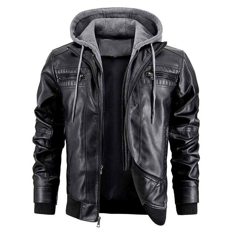 Hooded Jacket With Zipper Pockets