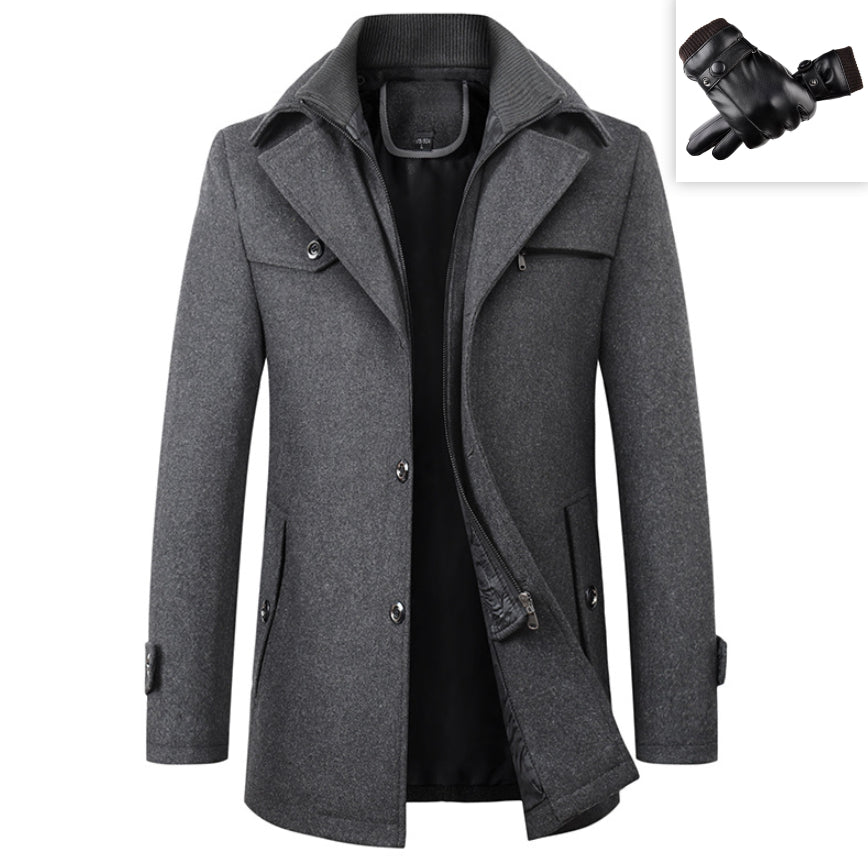 Fashion Warm Woolen Coat