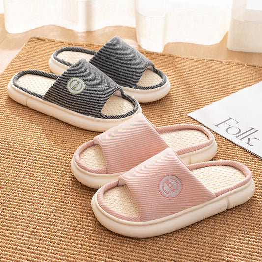Cotton And Linen Slippers
