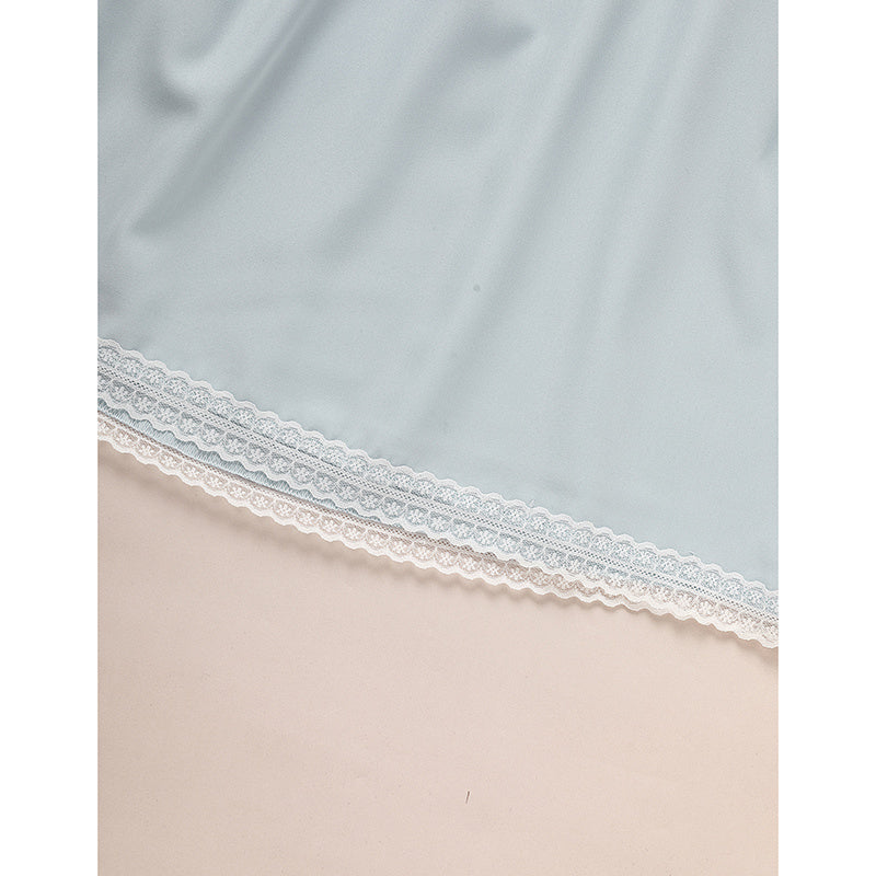 Toddler Girls Dress, Summer Lace Trim Puff Short Sleeves Crew Neck Princess Party Dress