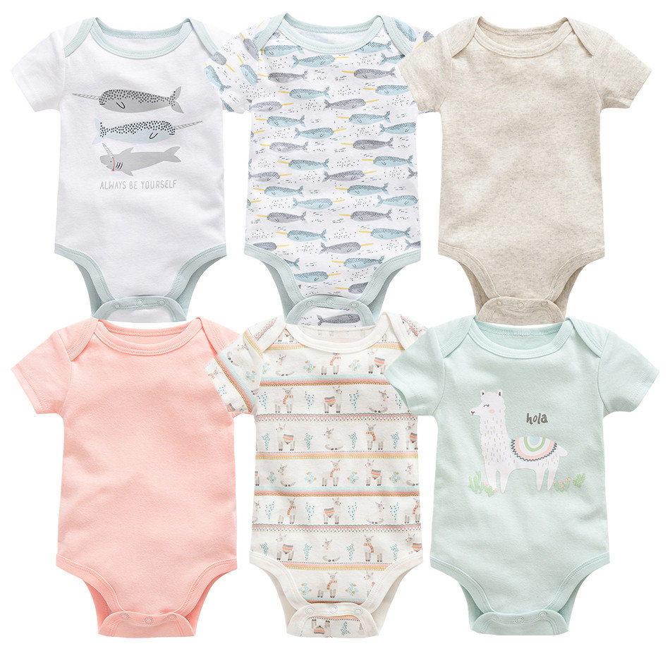 6-piece baby jumpsuit