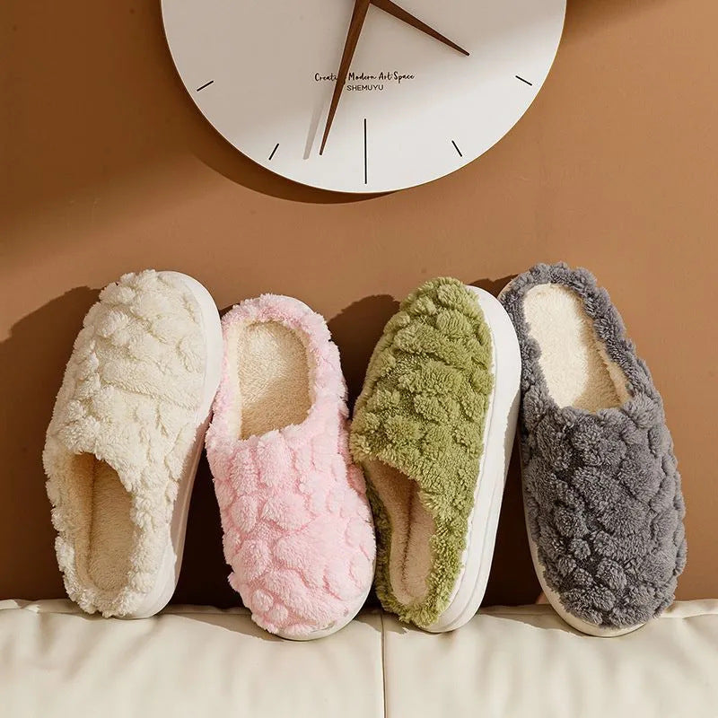 Fuzzy Slipper Cartoon Plush Slipper Anti-Skid