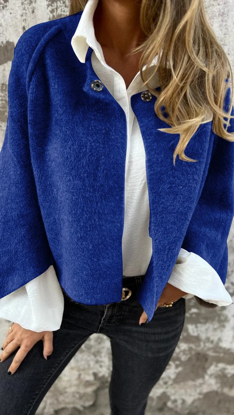 Batwing  casmere Sleeve Cardigan Cropped Jacket