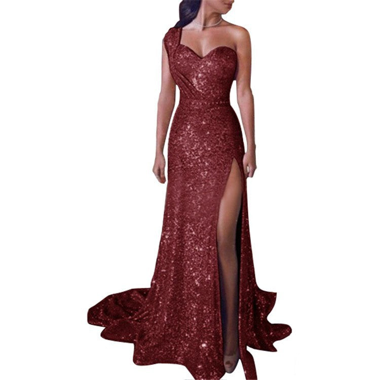 Solid-Color Casual All-Match Halter Dress