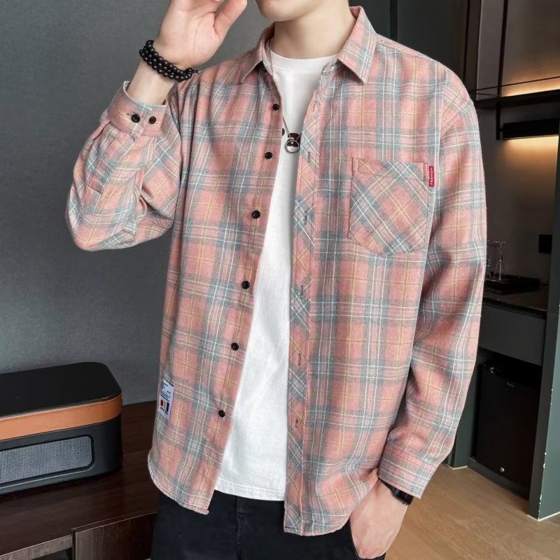 Loose Plaid Shirt