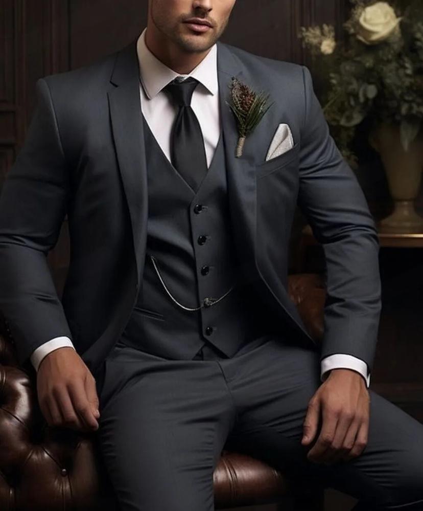 Three-piece Suit Solid Color High Sense