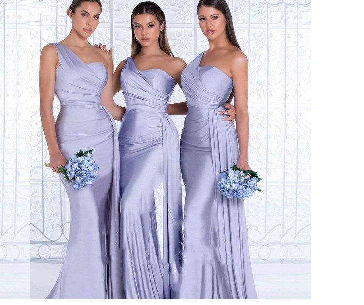 Mermaid One Shoulder  Dress