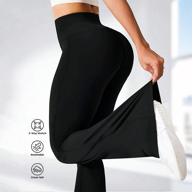 High-Elastic, High-Waisted Tight Pants For Yoga,