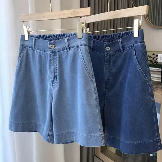 High-waisted Plus-size Versatile Loose-fit