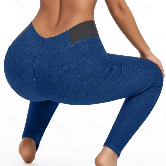 Fleece Padded Jeans  Skinny Pants