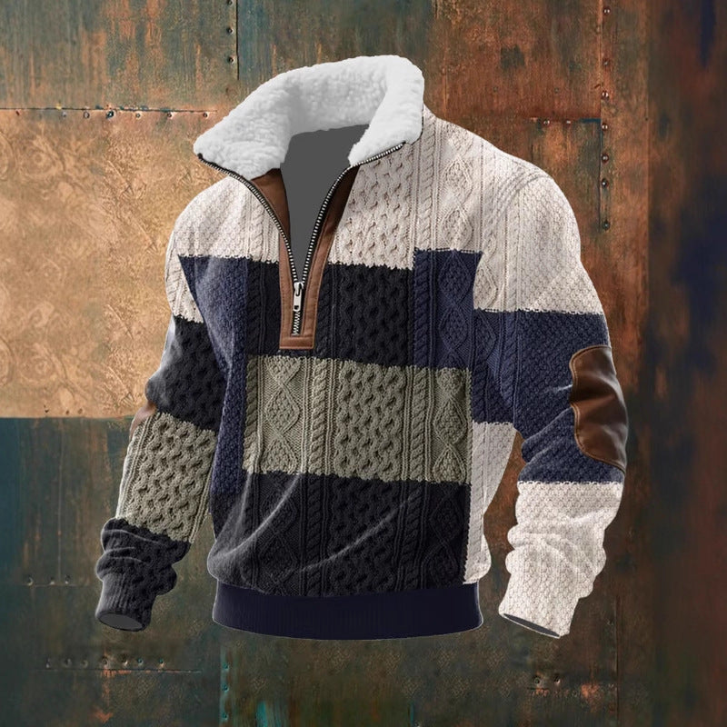 Men's Fitted Top With Printed Pattern