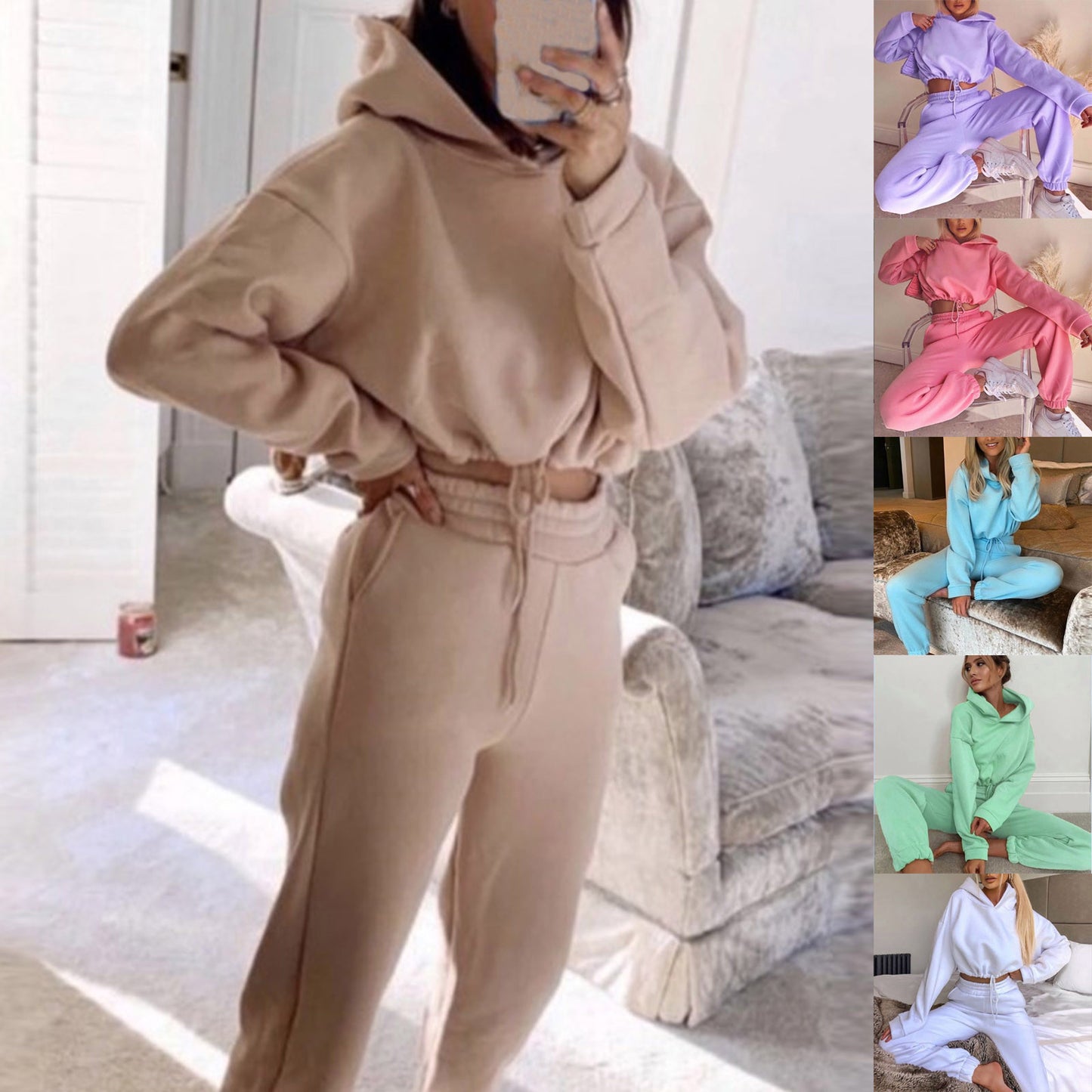 Jogging Suits For Women 2 Piece Sweatsuits  Hoodie