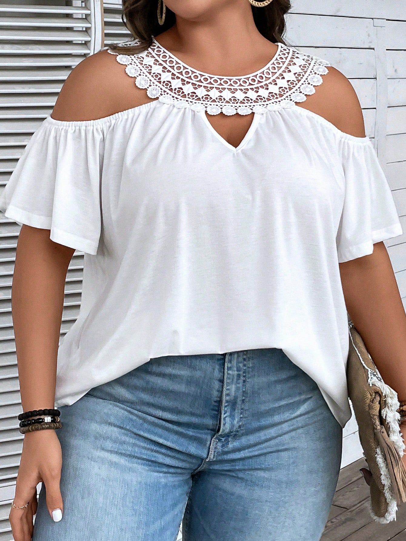 Off-Shoulder Short-Sleeve