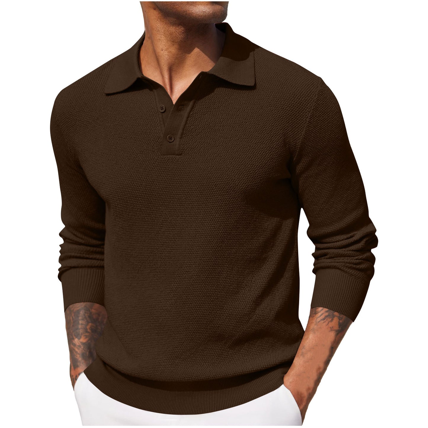 Long-sleeved Top For Men