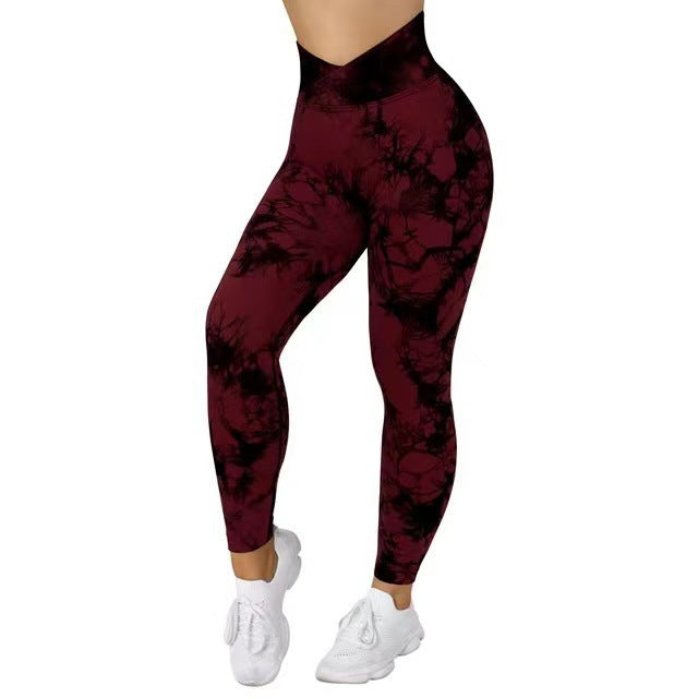 Tie Dye Leggings  Push Up