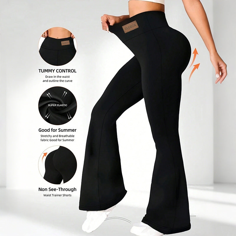 High-Elastic, High-Waisted Tight Pants For Yoga,