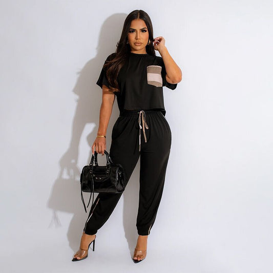 Women's Loose Casual Top And Pants Set
