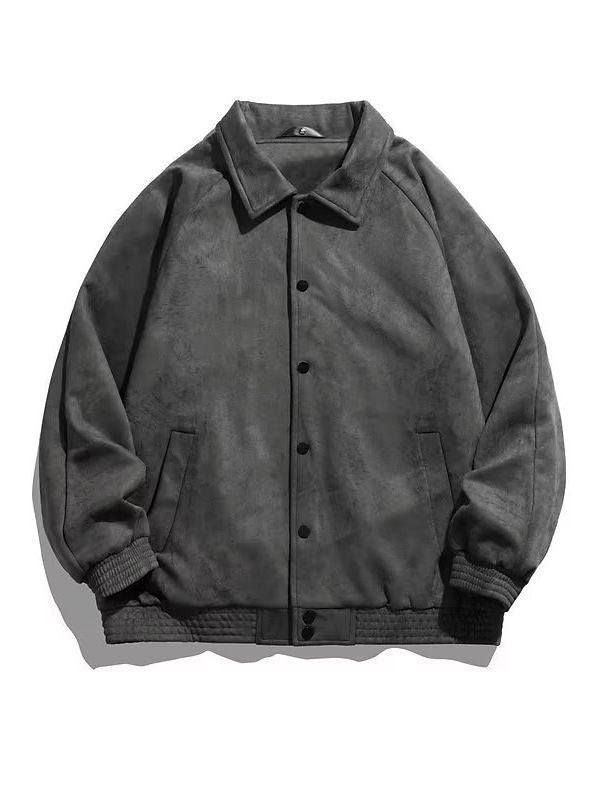 Loose-Fit Embroidered Jacket Coat