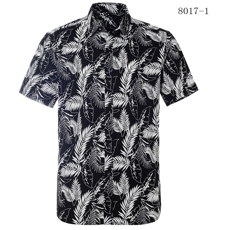 Printed short-sleeved shirt