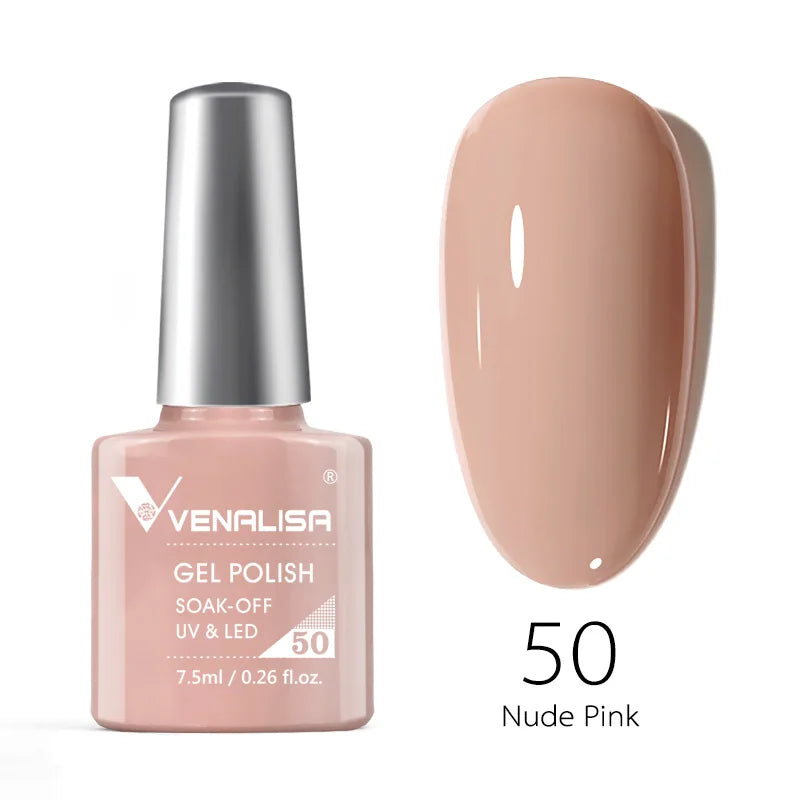 Nail Gel Polish Semi Permanent Gellack Nail Art Salon 120 Color Glitter 7.5ml